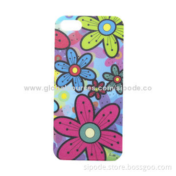 Custom Stylish Hard PC Water Transfer Print Case for Iphone 5S